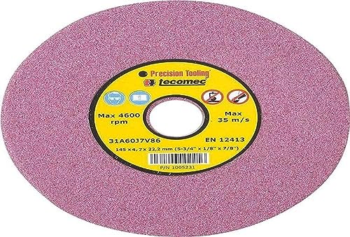 Muela para afiladora Tecomec que elimina el desgaste de cadenas en sistemas Super Star y Jolly