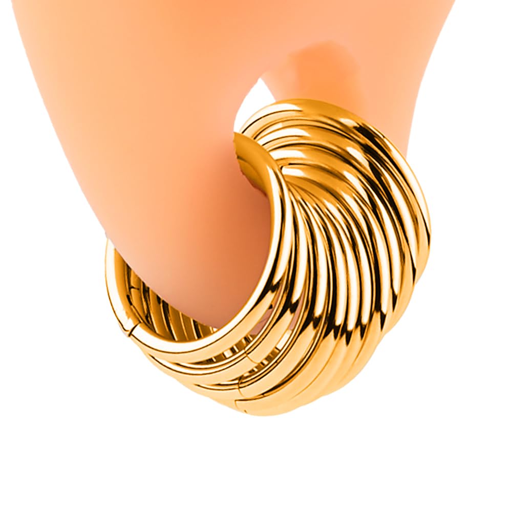 10 PCS Ear Gauges Tunnels Hypoallergenic 316L Stainless Steel 2g 0g Plugs for Ears Body Piercing Jewelry