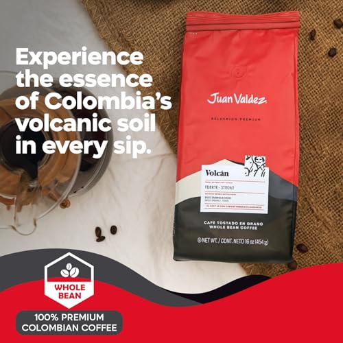 Juan Valdez Volcan Café en Grano Tostado Oscuro 454 g miniatura 2
