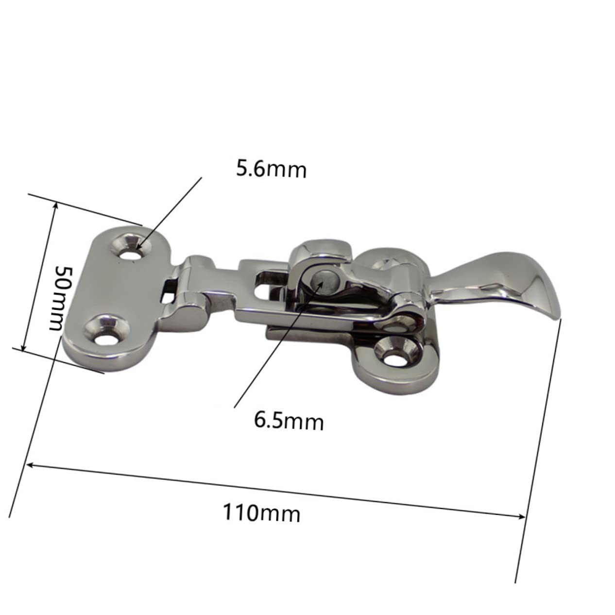 SUPVOX 3 Ganci Per Barche in Acciaio Inossidabile Con Chiusura Di Sicurezza Per Accessori A Scatto