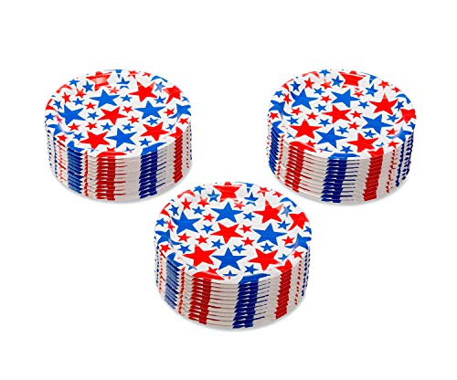 American Greetings Memorial Day Party Supplies, Paper Dessert Plates (36-Count) #TOP1