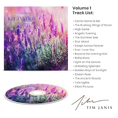 Tim Janis Relaxation Volume One - Peaceful Instrumental Music Nature Sounds Calming Music for Deep Sleep Relaxation, Meditation Stress Relief, Yoga, Mindfulness, and Gentle Exercise