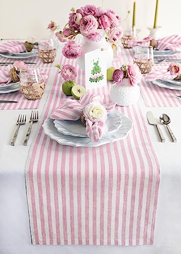 Solino Home Striped Linen Table Runner 36 Inches...