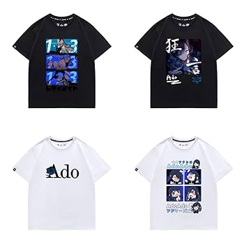 Ado Tシャツ Amazon.co.jp: Ado T-shirt, Short Sleeve, T-shirt, Summer