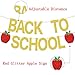 Partyprops Back To School Banner Gold Glitter -Back to School Party Decorations Supplies -First Day of School Banner | Honeycomb Tissue Paper Apple Hanging Decor -School Classroom Office Hanging Decor