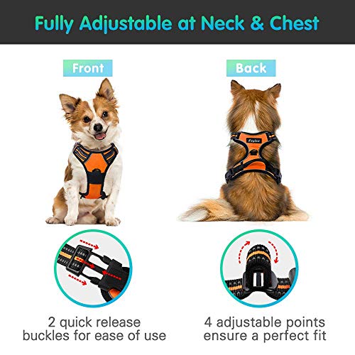 Eagloo Dog Harness for Large Dogs No Pull, Front Clip Dog Walking Harness with Reflective Adjustable Soft Padded Vest… - Image 6