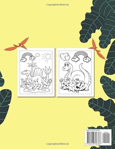 Dinosaur Coloring Book For Kids: An Awesome Coloring Book For Kids, Toddlers Or Children To Develop