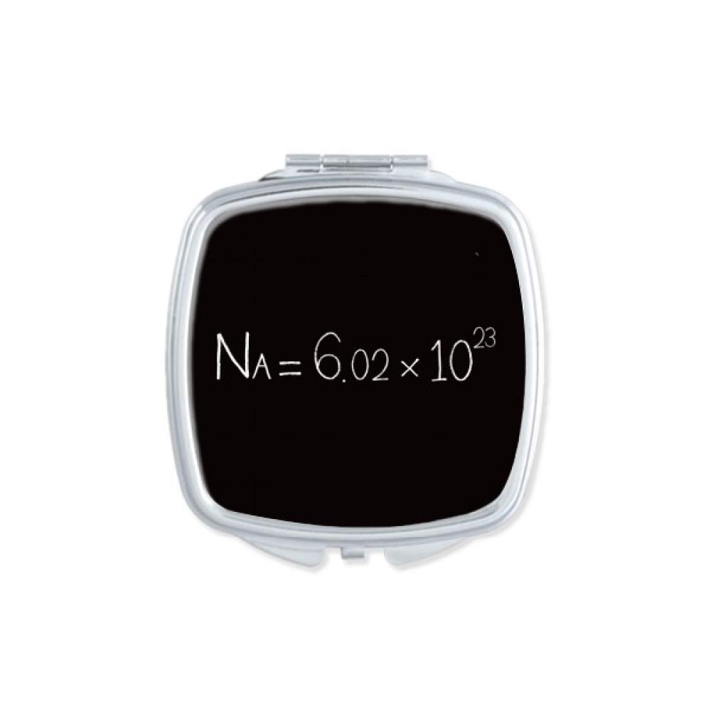 Chemistry Kowledge Avogadro Constant Mirror Portable Compact Pocket Makeup Double Sided Glass