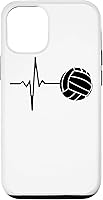 Vista 1 de iPhone 15 Volleyball Player Volleyball Lover, Volleyball Heartbeat Case
