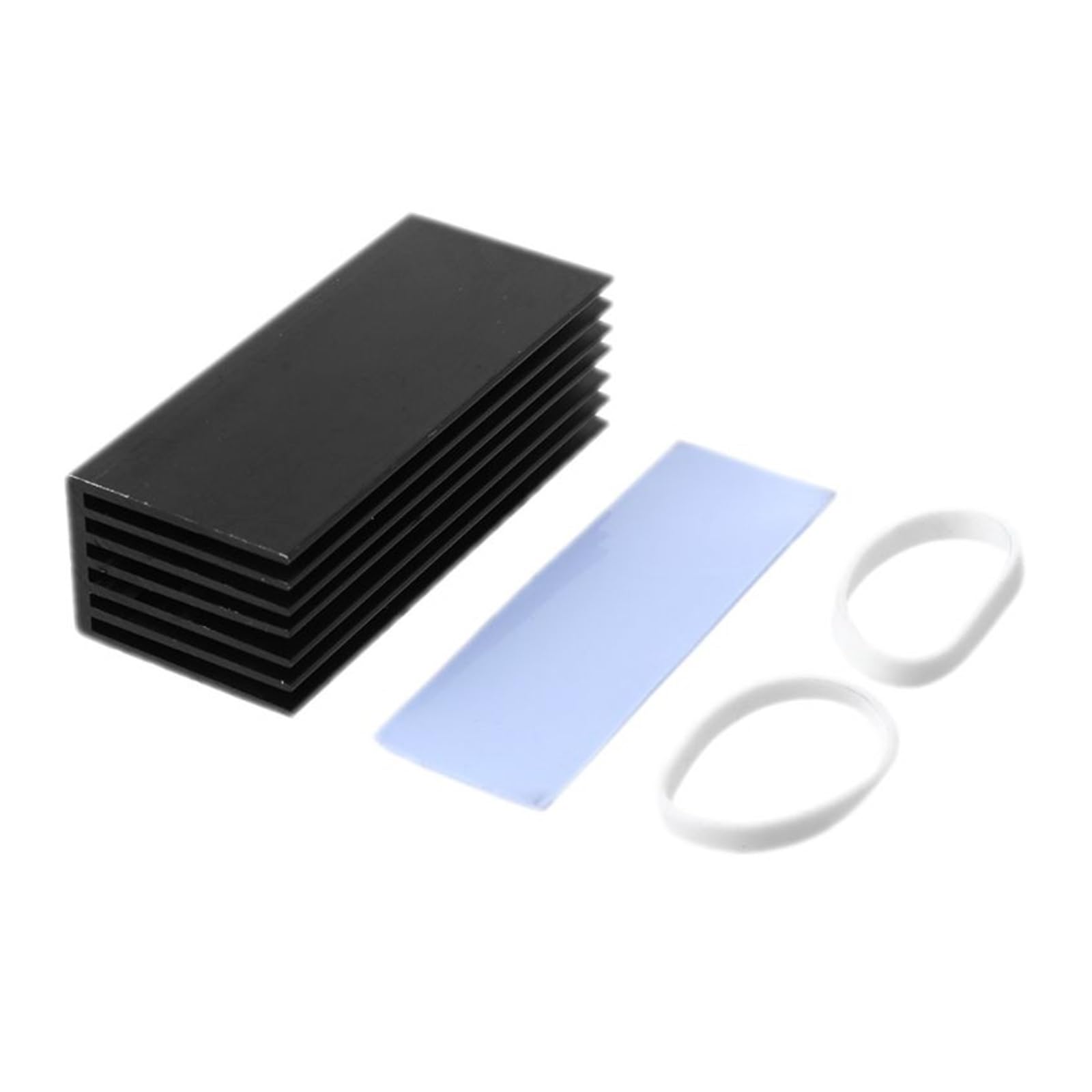 Ensemble de radiateur en aluminium C26 tampon de refroidissement noir pour disque SSD