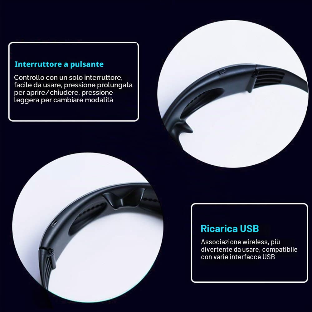 Lixada Occhiali LED unici, occhiali LED BT APP per feste, occhiali da sole fai da te, per uomini, donne e bambini, ricaricabili tramite USB