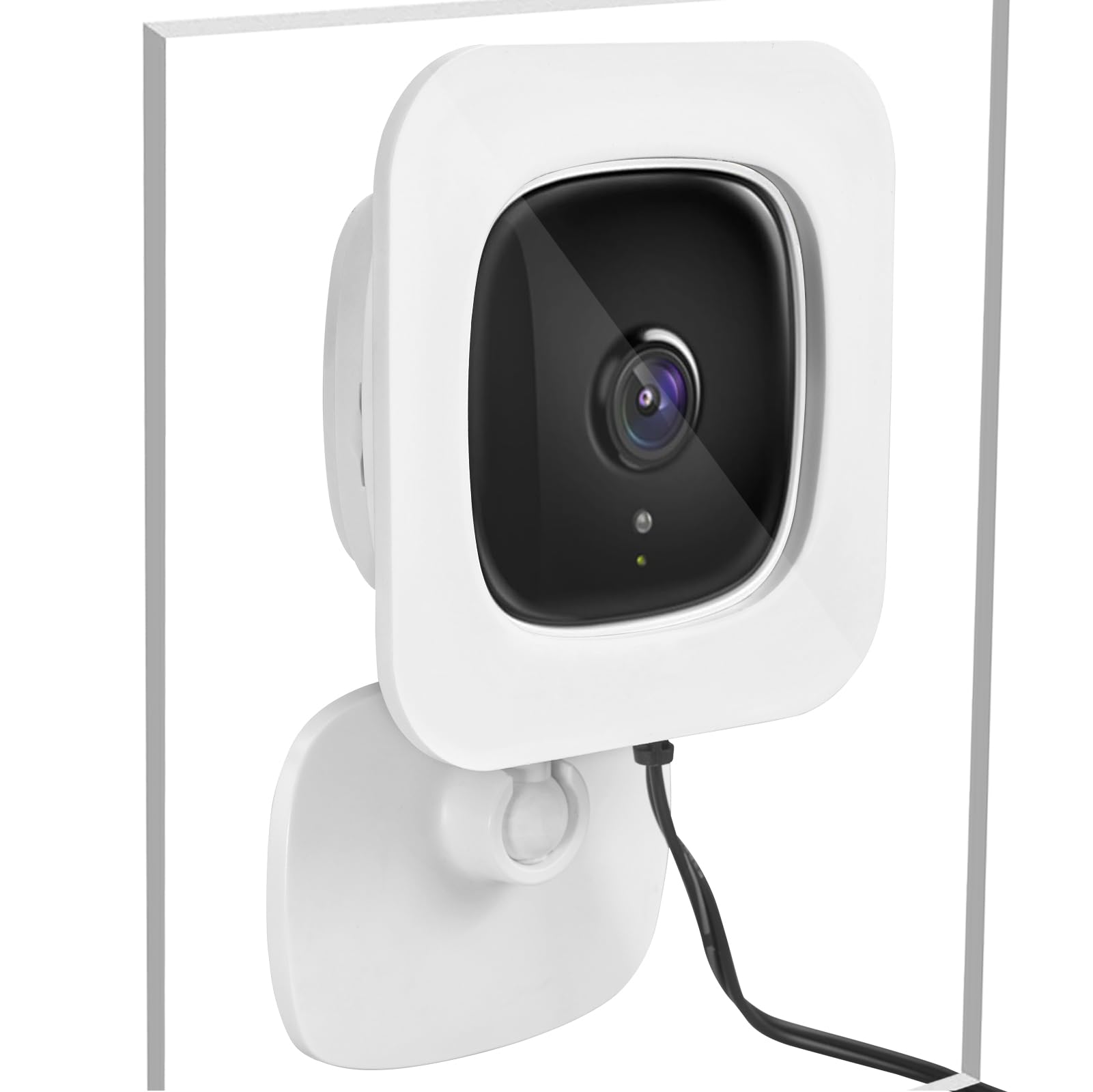 2 Pack Window Mount Compatible with Tapo C100 C101 C110 C111 Indoor Security Cameras, No Drill Adhesive Camera Bracket for Easy Installation