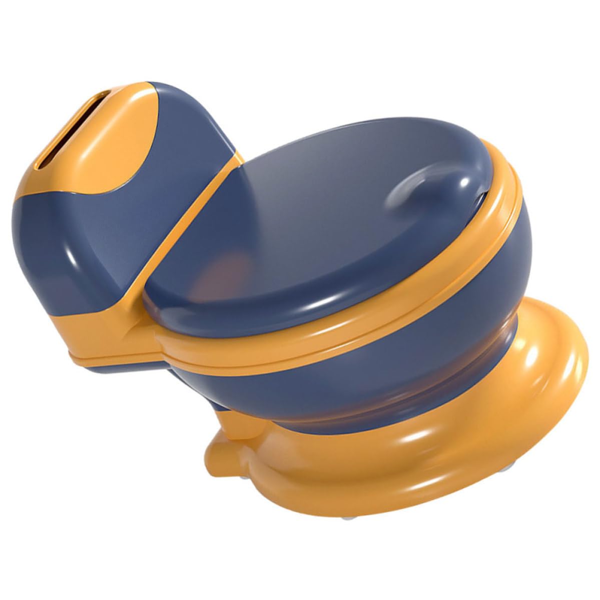 VILLCASE Orinal Portátil Diseño Realista, Plástico Resistente y Cubeta Extraíble, Adecuado para Entrenamiento en Casa y Uso Infantil Cómodo