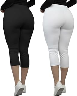 Ayvina Women Cotton Stretchable Capri | Slim/Regular Fit | Breathable Yoga, Gym & Lounge Wear | High-Waist Stretchable 3/4... Price In India