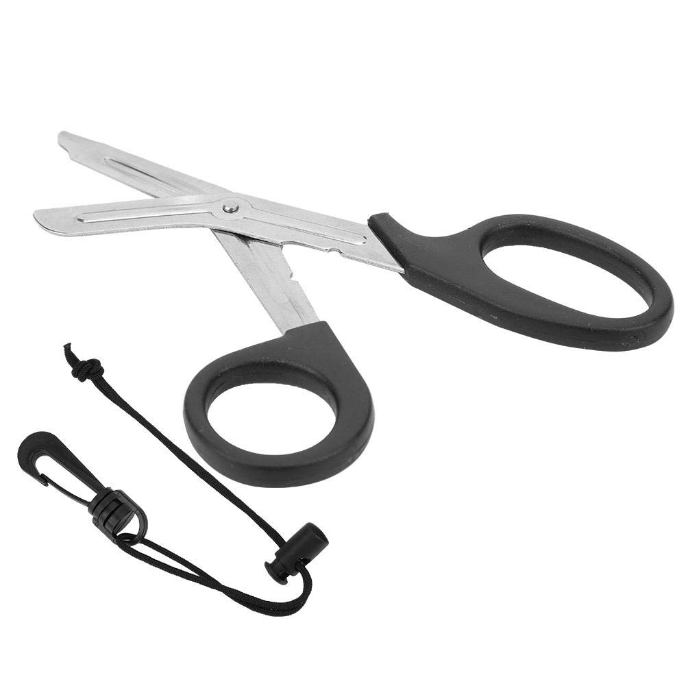 Keenso Cesoia Subacquea JD-918420 Acciaio Inossidabile Forbici Subacquea Rete da Pesca