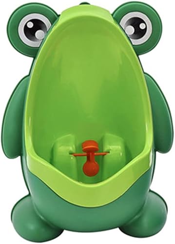 Miniatura 10 de Little Pee Trainer - Orinario de entrenamiento para orinar con divertido apunta, entrenador de orina para el baño, entrenamiento de baño (verde)
