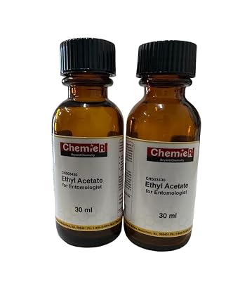 Ethyl Acetate 30mL for Entomologist Pack of 2