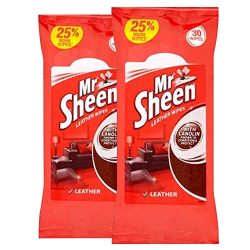 Mr Sheen Lingettes pour cuir (30) - Lot de 2