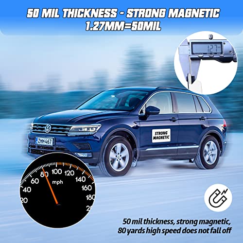 image for XYK 2 Pack 17' x12' Blank Magnets with 50 mils, Prevent Scratches & De