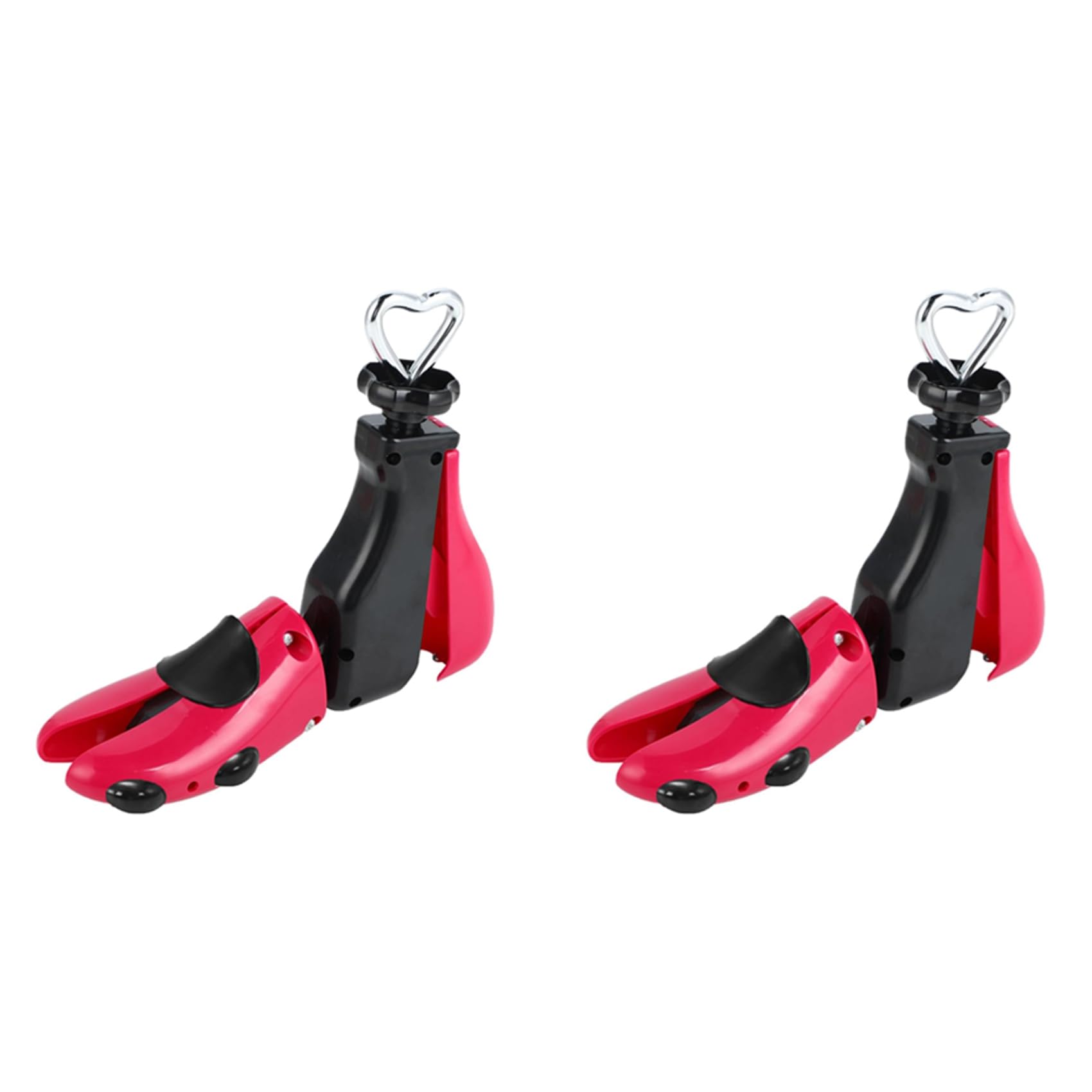 2X Ensanchador de Zapatos para Botas para Hombres, Expansor de Hormas para Mujeres, y Elástico, Botas Unisex Ajustables con Pies Anchos Rosa