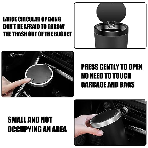 2 pattumiera per auto: mini pattumiera per auto