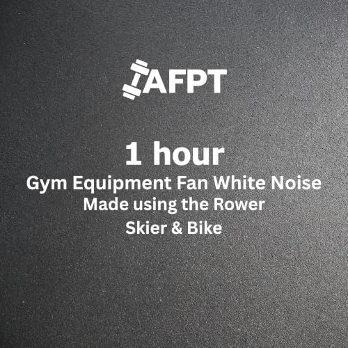 1 Hour Gym Fan White Noise Rower, Skier & Bike