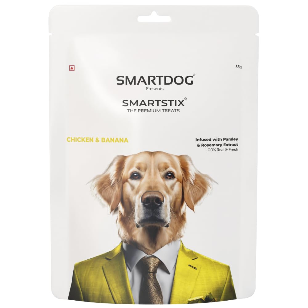 Buy SmartDog, High Protein Chicken & Banana Flavour Dog Treats