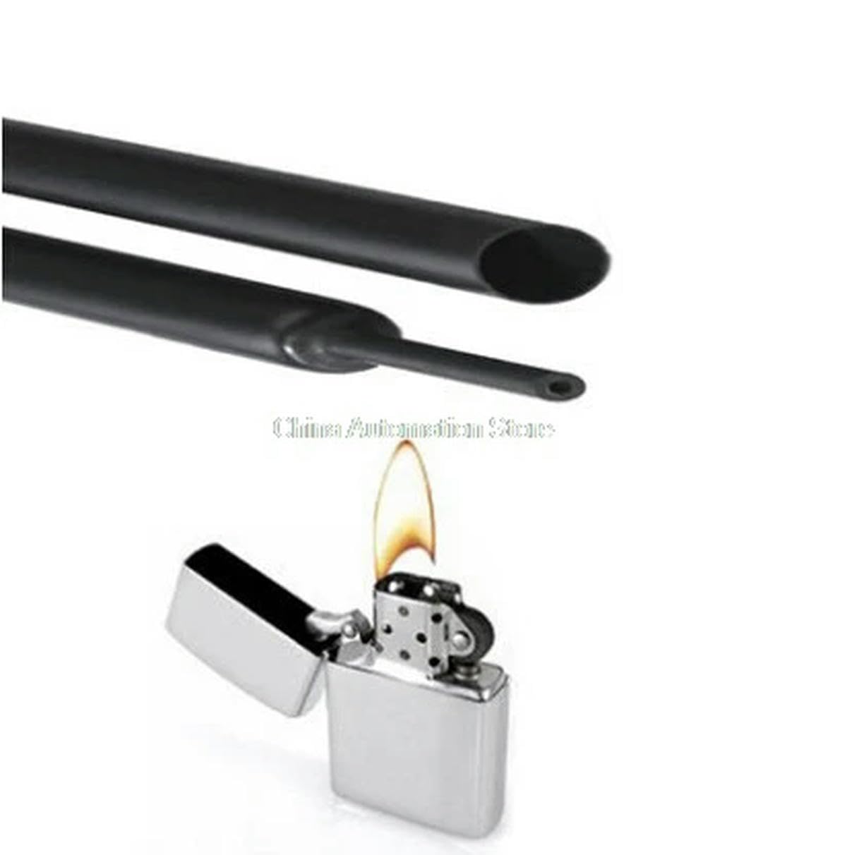 Tubo termorestringente rotondo diametro 1 1,5 2 2,5 3 3,5 4 5 6 8 10 12 14 16 18 20 22 mm lunghezza tubo termorestringente tubo termorestringente-nero-1,5 mm-100 m
