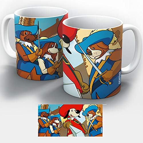 goatxa D'Artcán y los Tres mosqueperros - Taza Cover