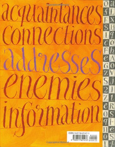Literary Address Book: (Stay in Touch)