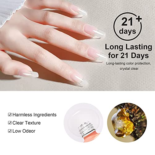 6 In 1 Nail Glue Gel Uv Cure Gel Glue Adhesive For Acrylic Nails Long Lasting Extension Gel Glue, Rhinestone Glue For False Nail Tips And Press On Nails And Nail Repair Purpose #TOP3