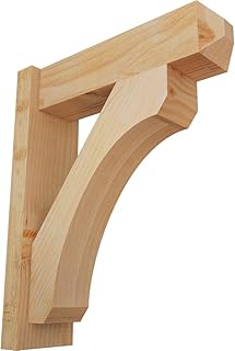 6"W x 20"D x 24"H Legacy Craftsman Rough Sawn Outlooker, Douglas Fir