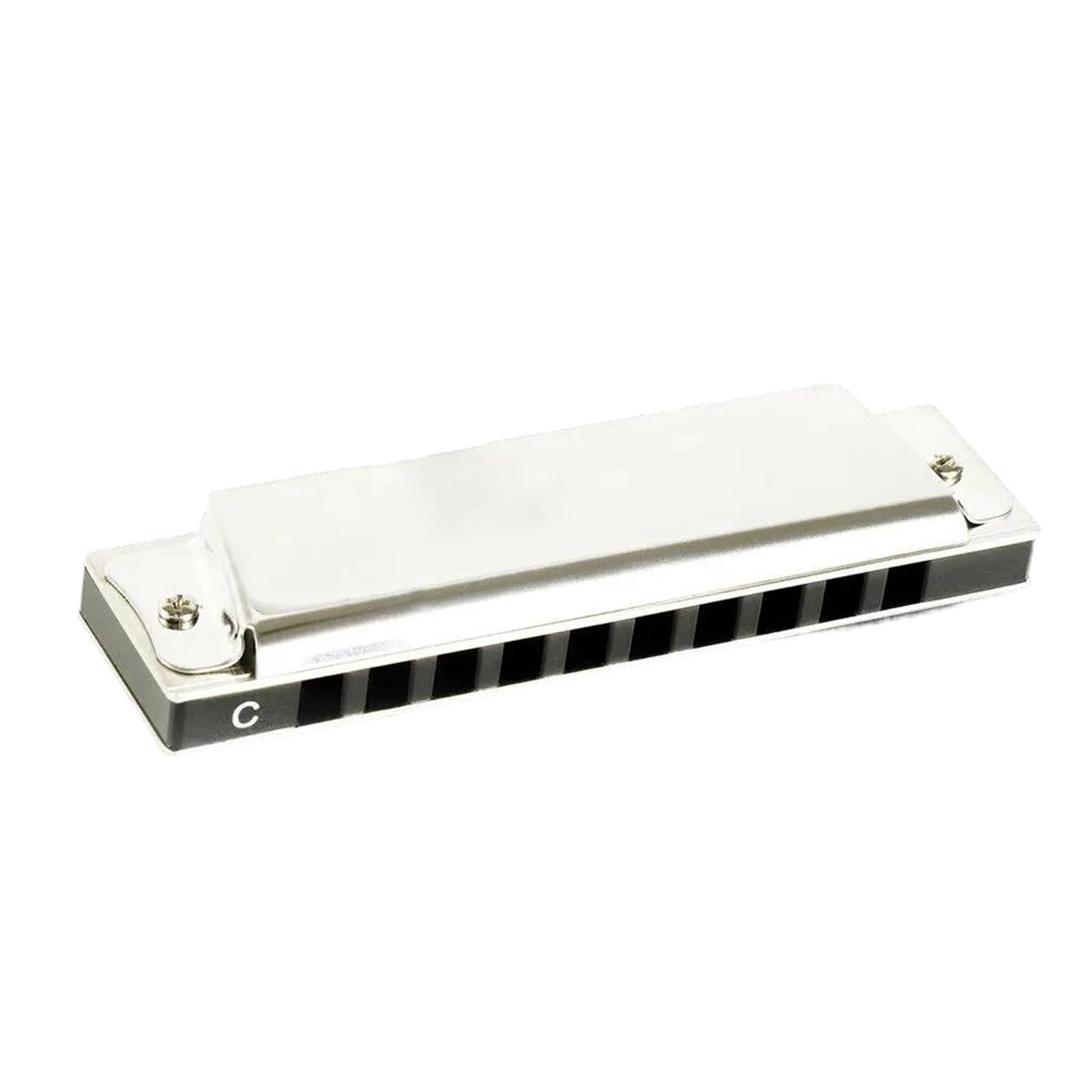 Principianti Armonica Armonica Blues Harp In Do A 10 Fori In Acciaio Inossidabile Con Custodia(C Key)