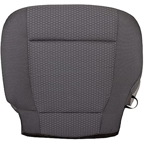 The Seat Shop Driver Bottom Replacement Cloth Seat Cover - Medium Earth Gray (Compatible with 2015-2017 Ford F150 XLT and 2017-2018 Ford XLT F250, F350, and F450) Cover
