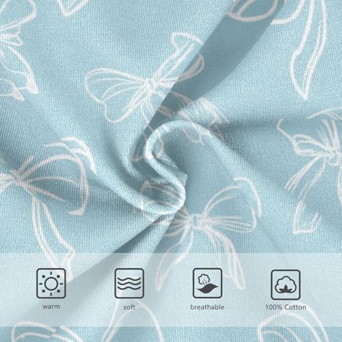 Wusikd White Bows Boys' Underwear Cotton Boys Briefs Soft Toddler Underwear 2T3