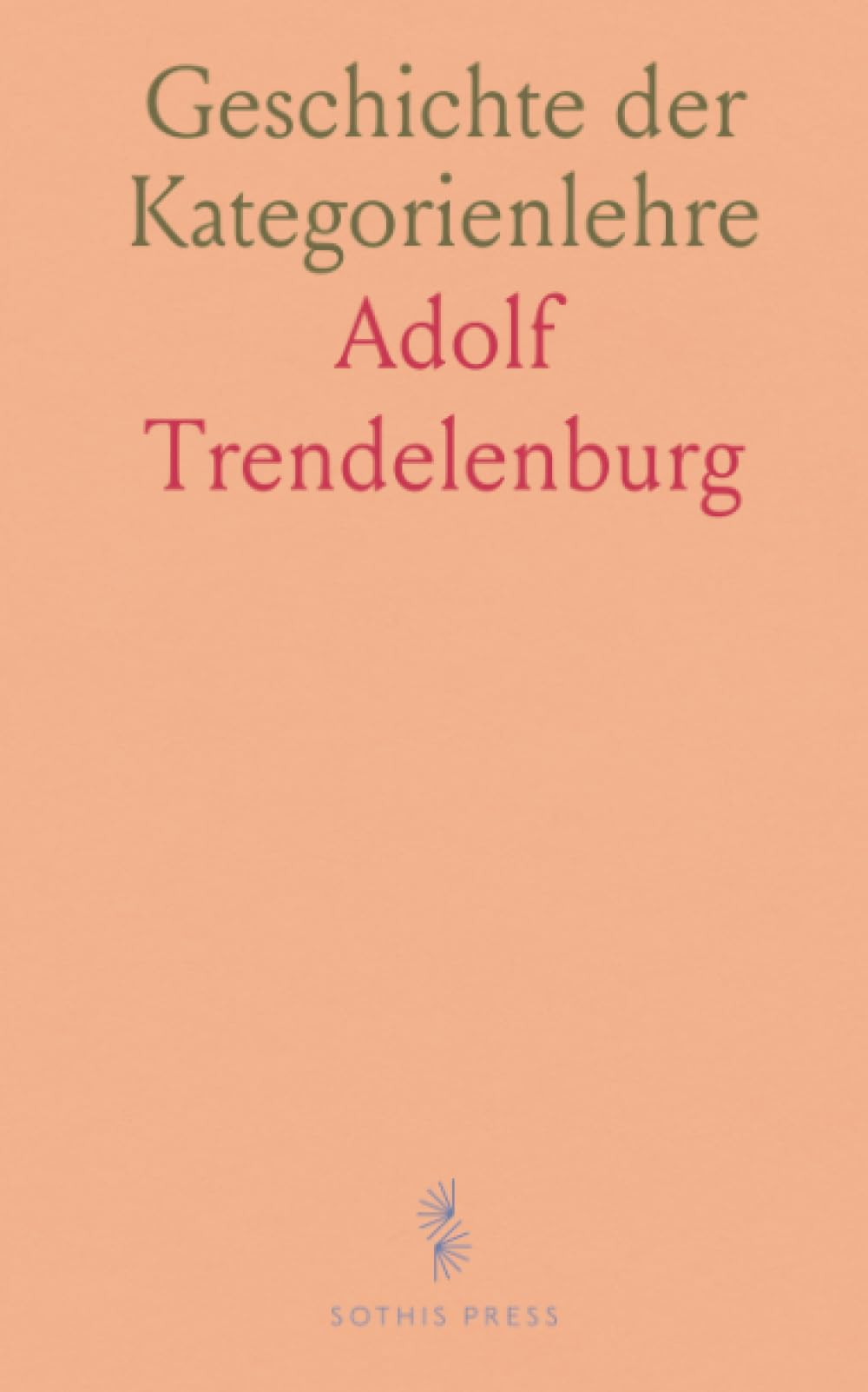 Geschichte der Kategorienlehre