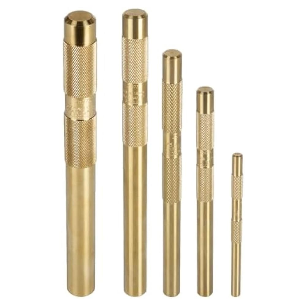 Poinçons en laiton 1/4 à 3/4 pouce pour kit chasse-goupille mécanique