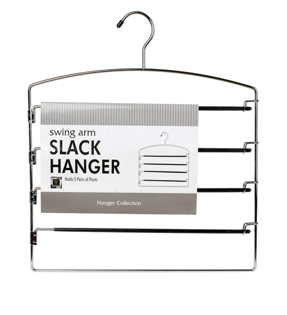 Whitmor Swing Arm Slack Hanger, Chrome