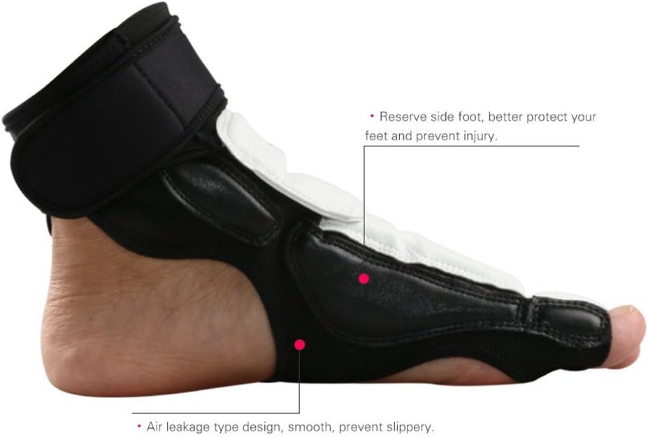 Runworld Taekwondo Training Boxing Foot Protector Gear Martial Arts Fight Muay Thai Kung Fu Tae Kwon Do Feet Protector TKD Foot Support for Men Women Kids Children : Sports & Outdoors
