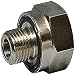 EZ (A-106) Silver 14mm-1.5 Thread Size Oil Drain Valve Adapter
