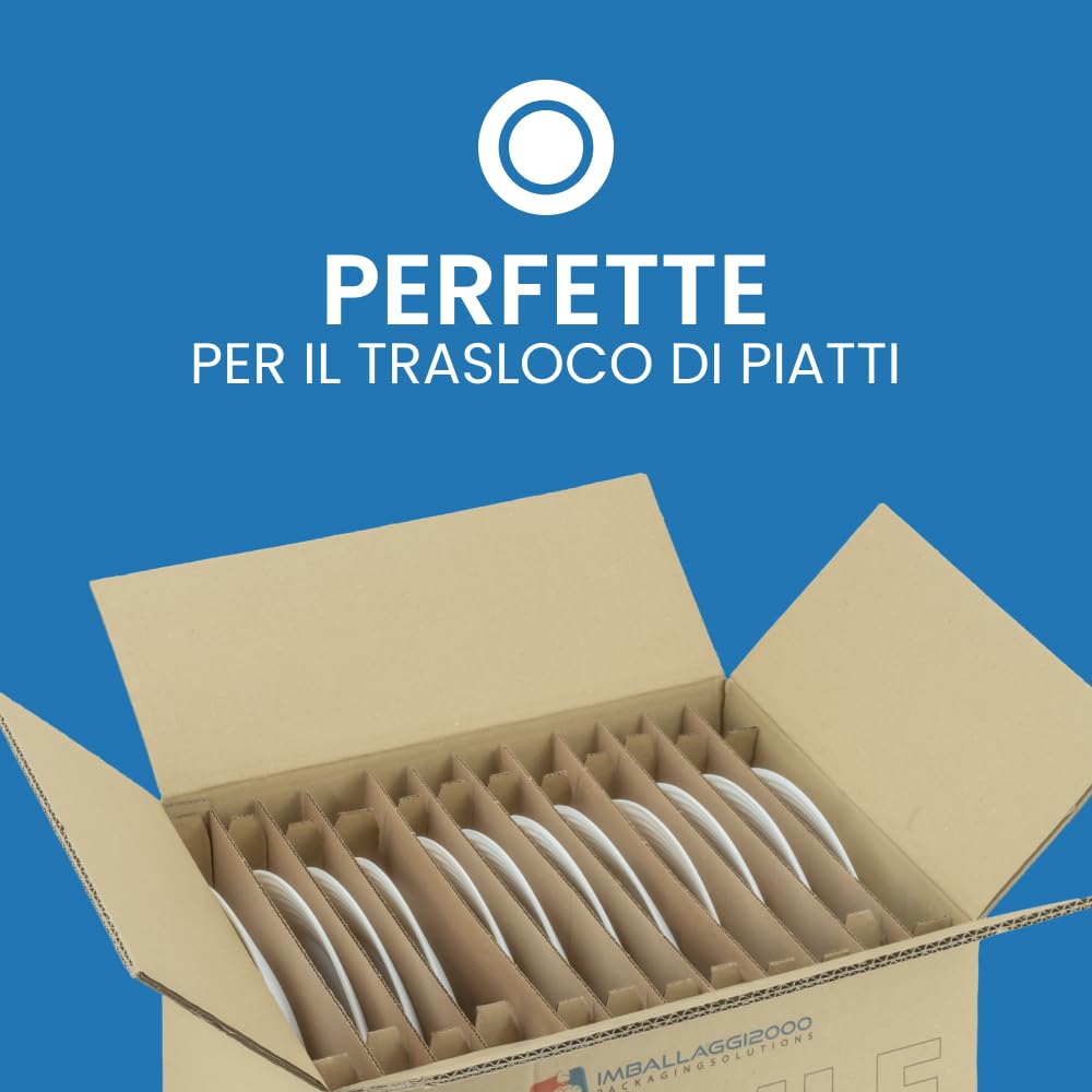 Scatoloni Trasloco 80x60x50 Cm | 5 Pezzi | Cartone Rinforzato | Con Indicazioni Stanze E Fragile