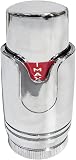 TC TRV - Valvola termostatica per termosifone, per corpo Drayton TRV4, completamente cromato
