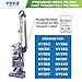 VEVA Advanced NV350 Air Purifier Filter Replacements (6-Pack) - Premium Activated Carbon Pre-Filters Compatible with Shark NV358, Honeywell HPA200, and 853460008013 Vacuum Models