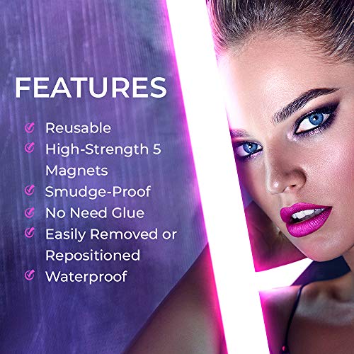 image for VELAMO Magnetic Eyeliner and Lashes Kit, Magnetic Eyeliner and Multi S