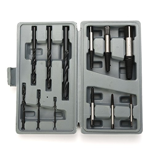 EsportsMJJ 12Pcs Hss Perno Vite Estrattore Strumento Set Reverse Thread Easy Out 3-25Mm