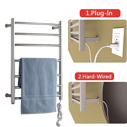 Calentador de toallas eléctrico de pared con control térmico 6