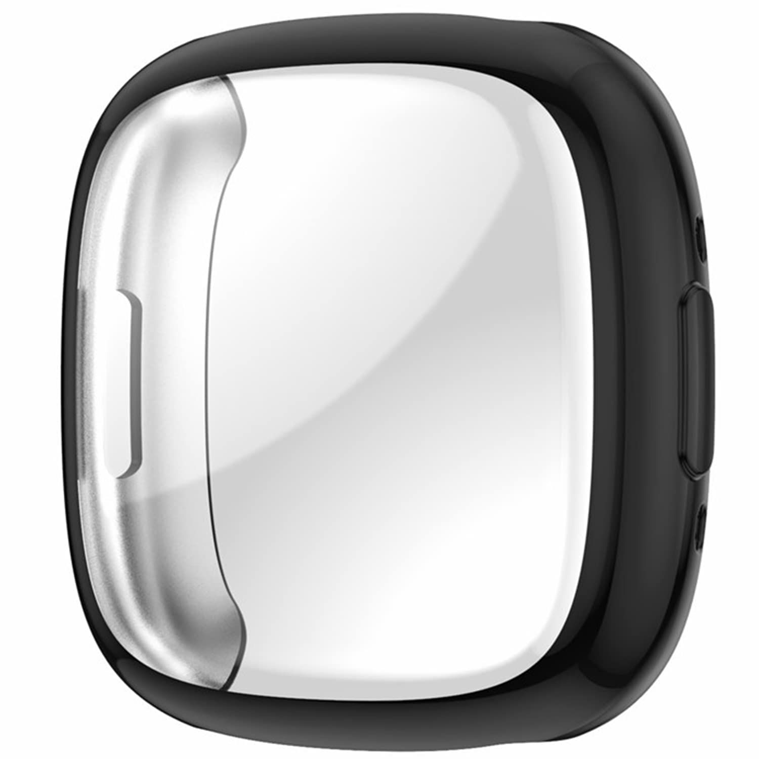 Soomio Full Screen Tpu Soft Guard Protector Case For Fitit Versa 4/Sense 2 Protective Cover Saver Bumper Shell Accessories (Black)smartwatch (B0BT88CQJV) Amazon Price History, Amazon Price Tracker