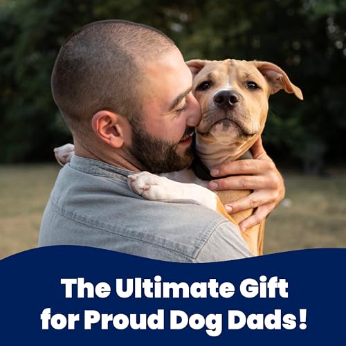 Image of rubyloo Funny Dog Dad Gift Pen Set - 5 Black Ink Ballpoint Pens with Stylus Tip & Quality Metal Barrel with Doggy-Themed Quotes - Cool Dog Dad Gift for Men for Birthday, Father's Day, Vet Tech