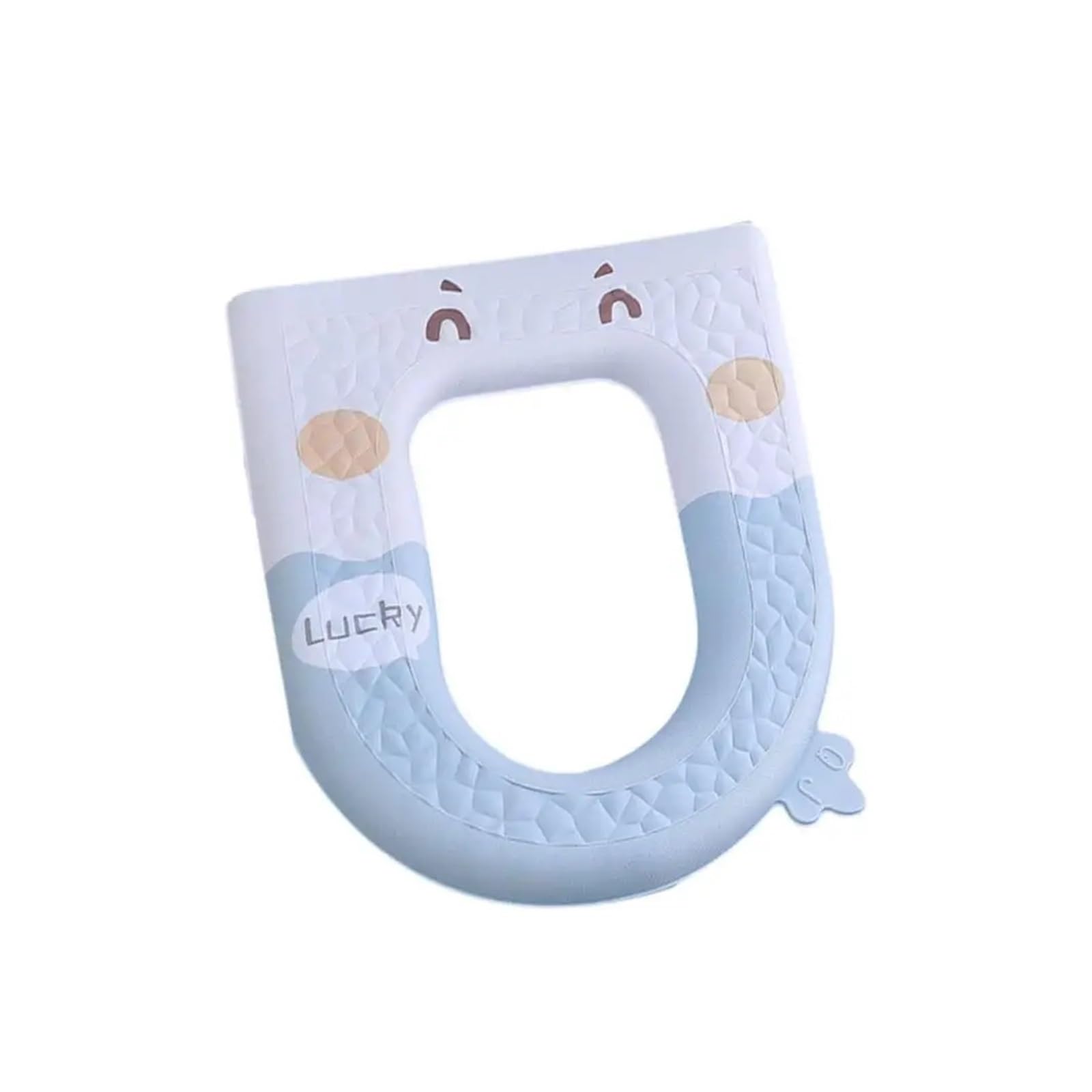 Toilet Seat Cover Toilet Washable Bathroom Toilet Soft Seat Lid Cushio(Color-E)
