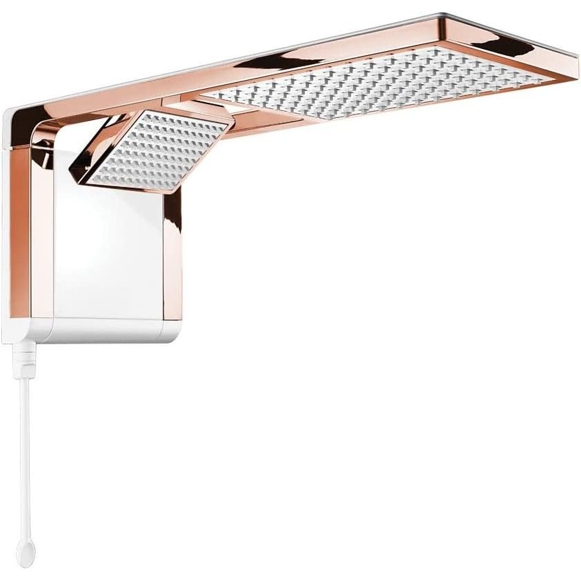 Chuveiro Eletrico Ducha Acqua Duo Branco Rose Gold 220V 7800W (7800W)